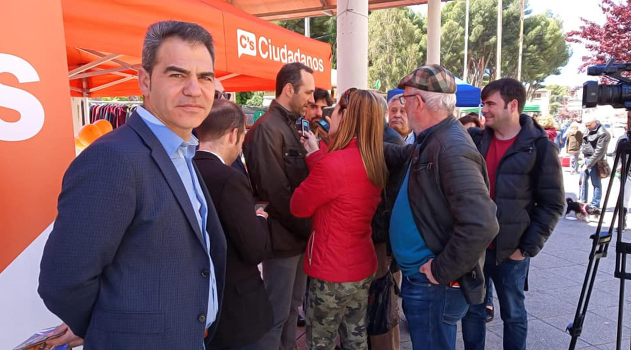 El portavoz de Ciudadanos en el Ayuntamiento de Tobarra, Antonio Andrés Moreno. PeriódicoCLM