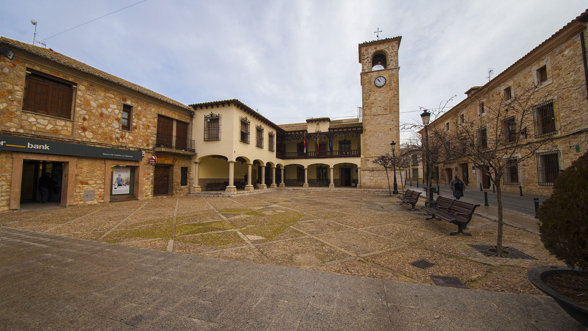 Imagen del Ayuntamiento de Mota del Cuervo (Cuenca). ARCHIVO