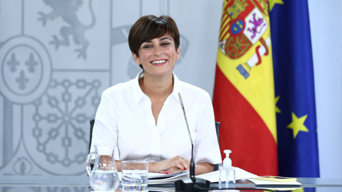 La ministra portavoz del Gobierno de España, Isabel Rodríguez, quien ha anunciado la transferencia en la rueda de prensa posterior al Consejo de Ministros. Foto: Fernando Calvo
