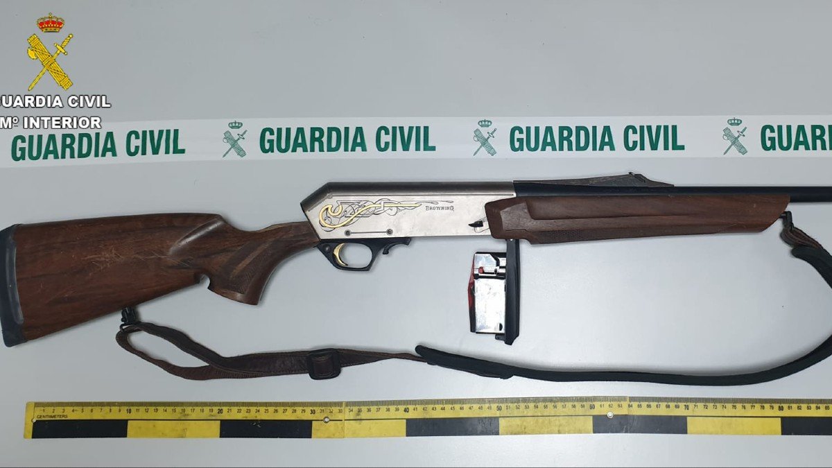 El arma con el que se realizaron los disparos en Polán fue sustraída en 2019 en la provincia de Ciudad Real. | GUARDIA CIVIL