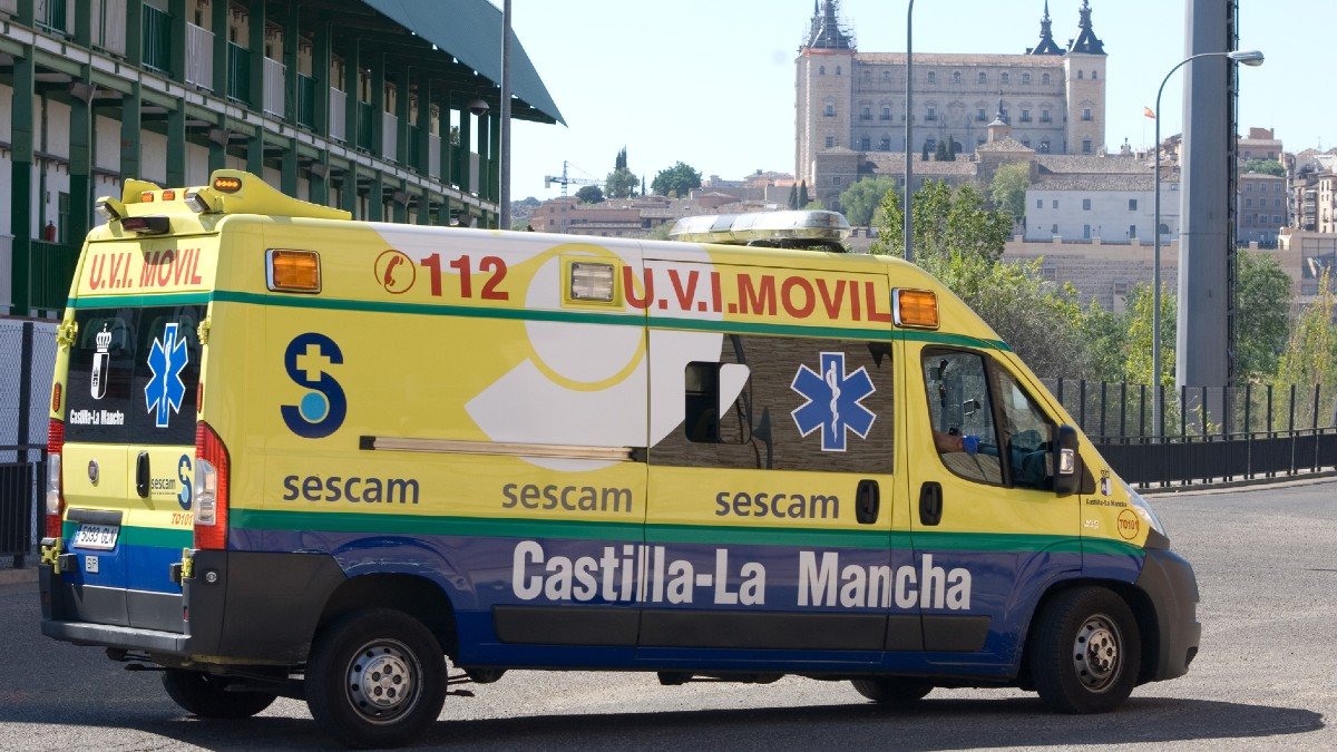 El hombre ha sido trasladado al hospital de Toledo. | FOTO: SESCAM