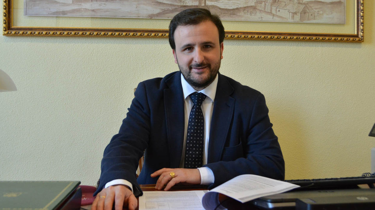 Ángel Luengo, teniente de alcalde de Noblejas y candidato a la Secretaría General del PSOE en la provincia de Toledo. ARCHIVO