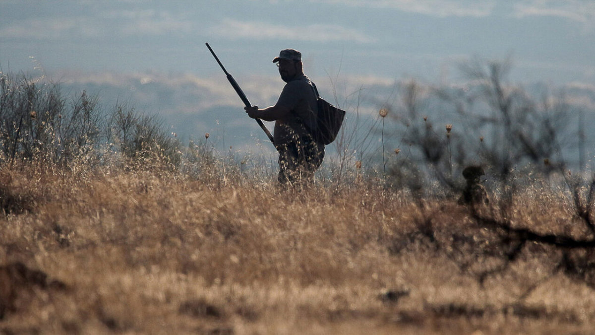 Un cazador durante un recorrido de caza. EFE/Archivo