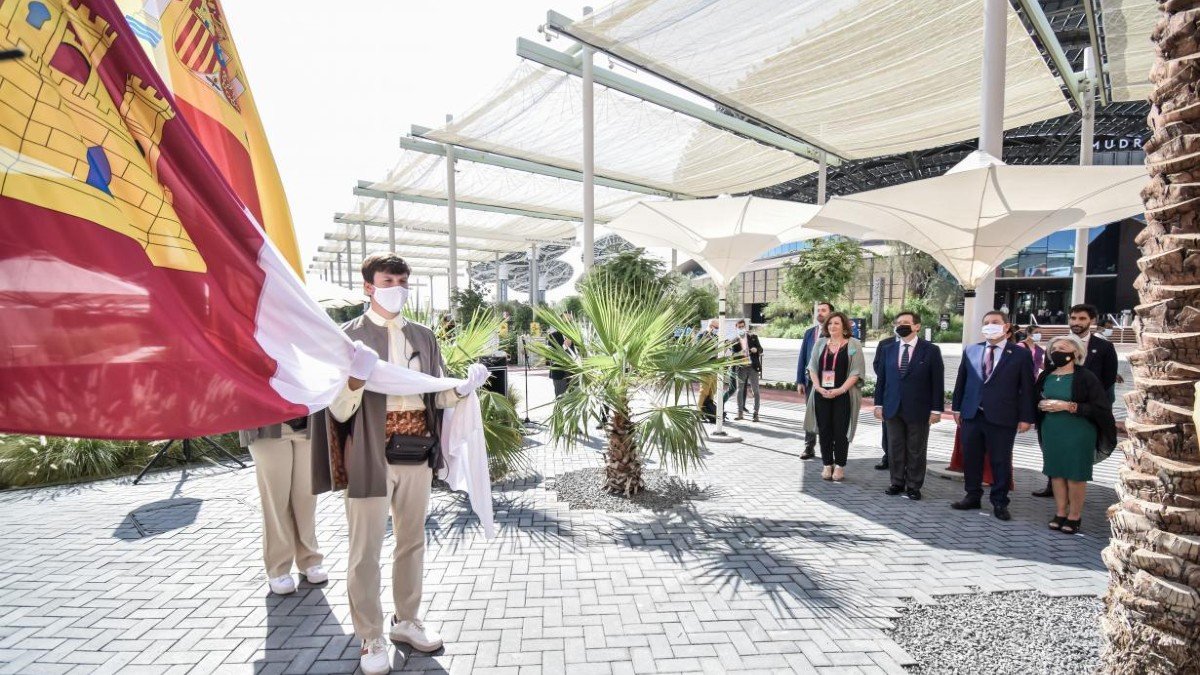 García-Page ha participado en los actos del Día de Honor de Castilla-La Mancha en el pabellón de España en la Expo de Dubái. | JCCM