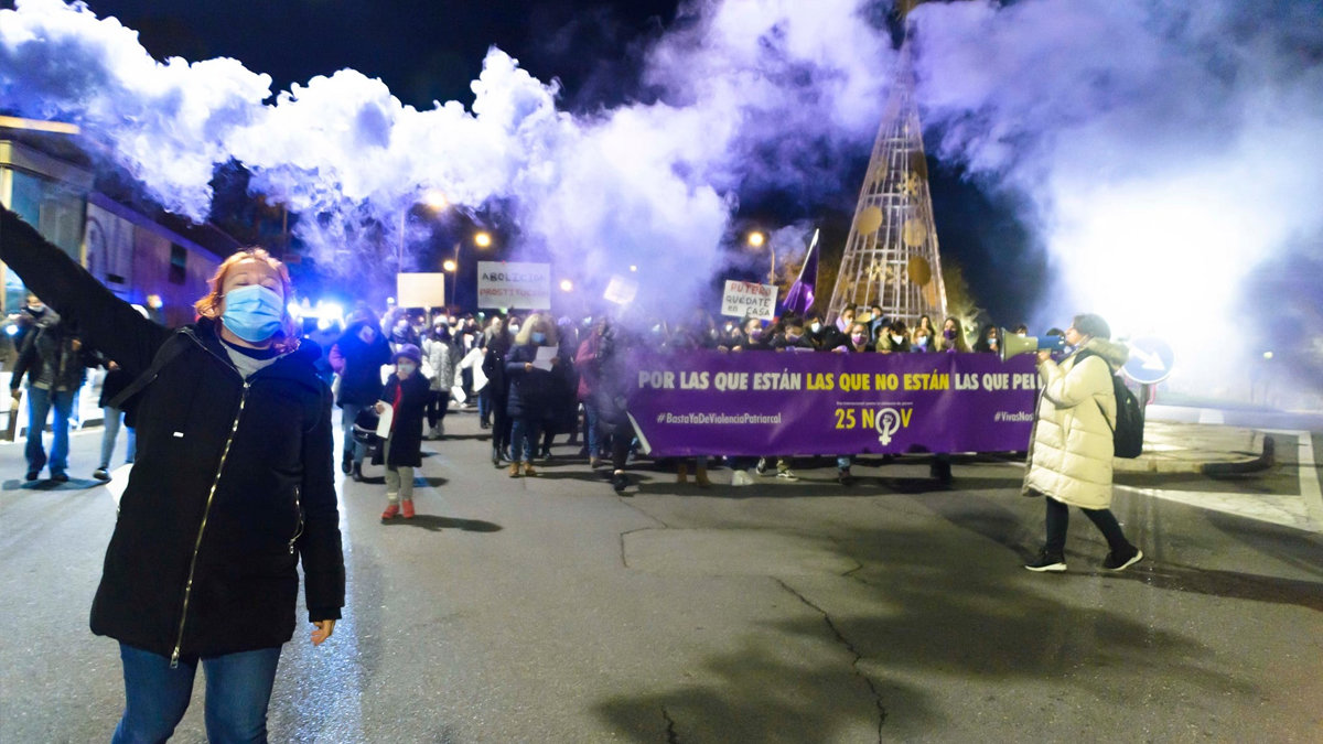 Manifestación contra la violencia machista en la capital castellanomanchega con motivo del 25 de noviembre. — PLATAFORMA 8M TOLEDO