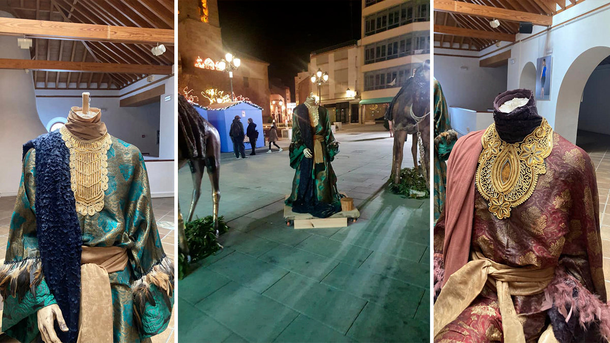 Figuras de los Reyes Magos decapitadas en Tomelloso (Ciudad Real). — PERIÓDICOCLM