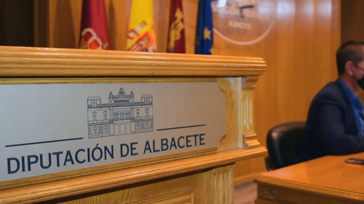 Imagen de archivo del salón de actos de la Diputación Provincial de Albacete. — PERIÓDICOCLM