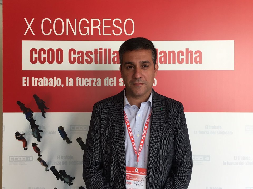 Javier Ortega, secretario de Organización de CCOO Castilla-La Mancha.