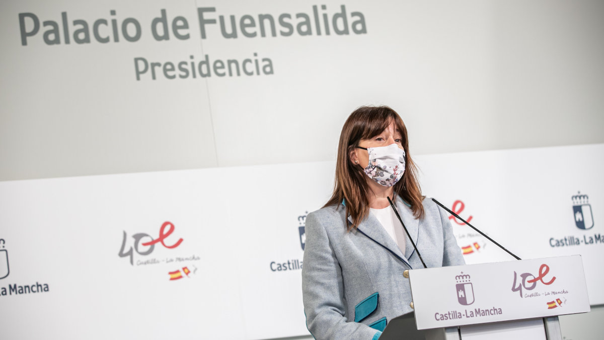 La portavoz de la Junta de Comunidades de Castilla-La Mancha, Blanca Fernández. — E. GONZÁLEZ