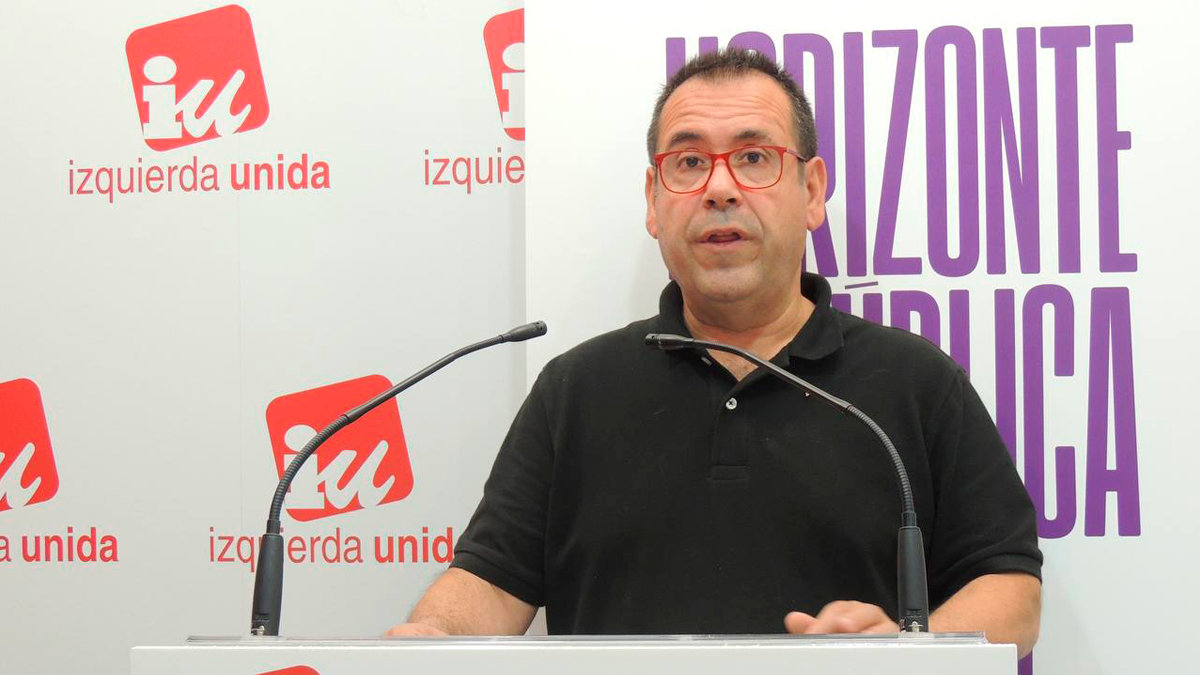 El coordinador regional de Izquierda Unida, Juan Ramón Crespo.— ARCHIVO