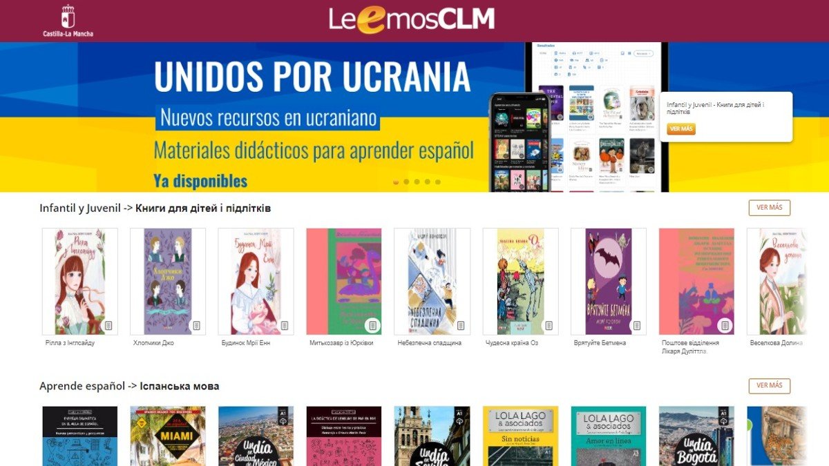 En la plataforma LeemosCLM ya está disponible el material en ucraniano y de aprendizaje de español.