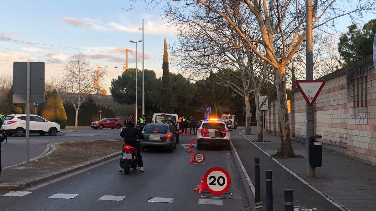 Imagen de un control efectuado hace unas semanas en Ciudad Real.— POLICÍA LOCAL
