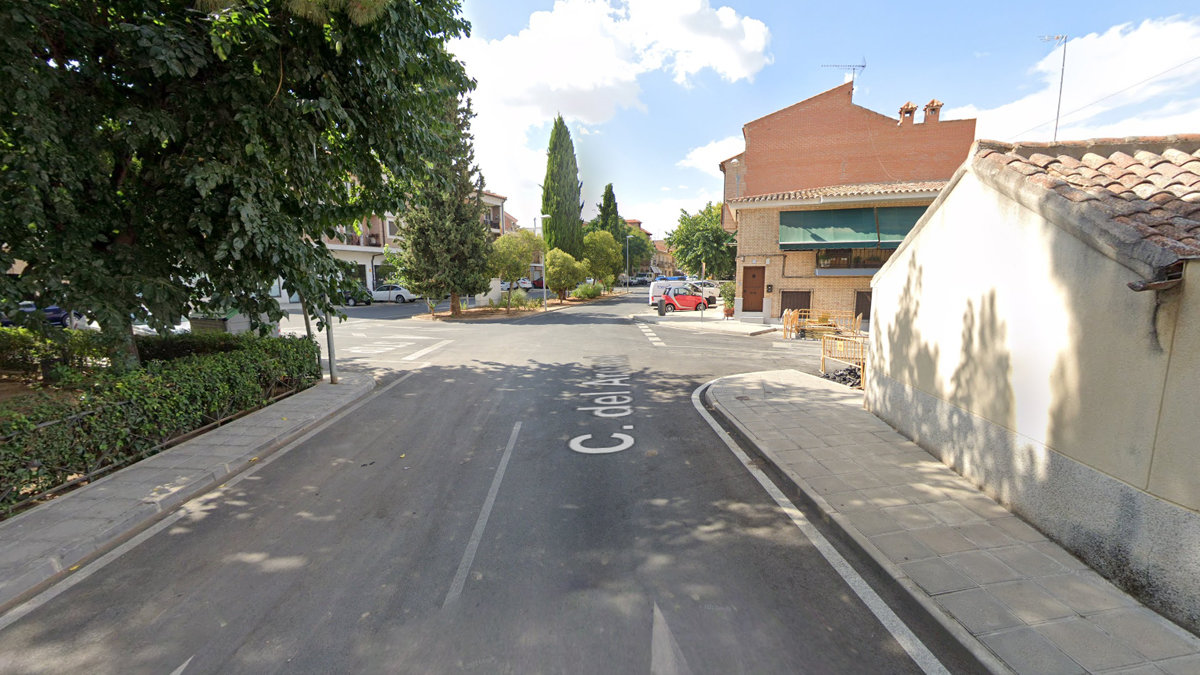 Calle Arenal del barrio toledano de Azucaica, donde ha tenido lugar el atropello.— GOOGLE MAPS