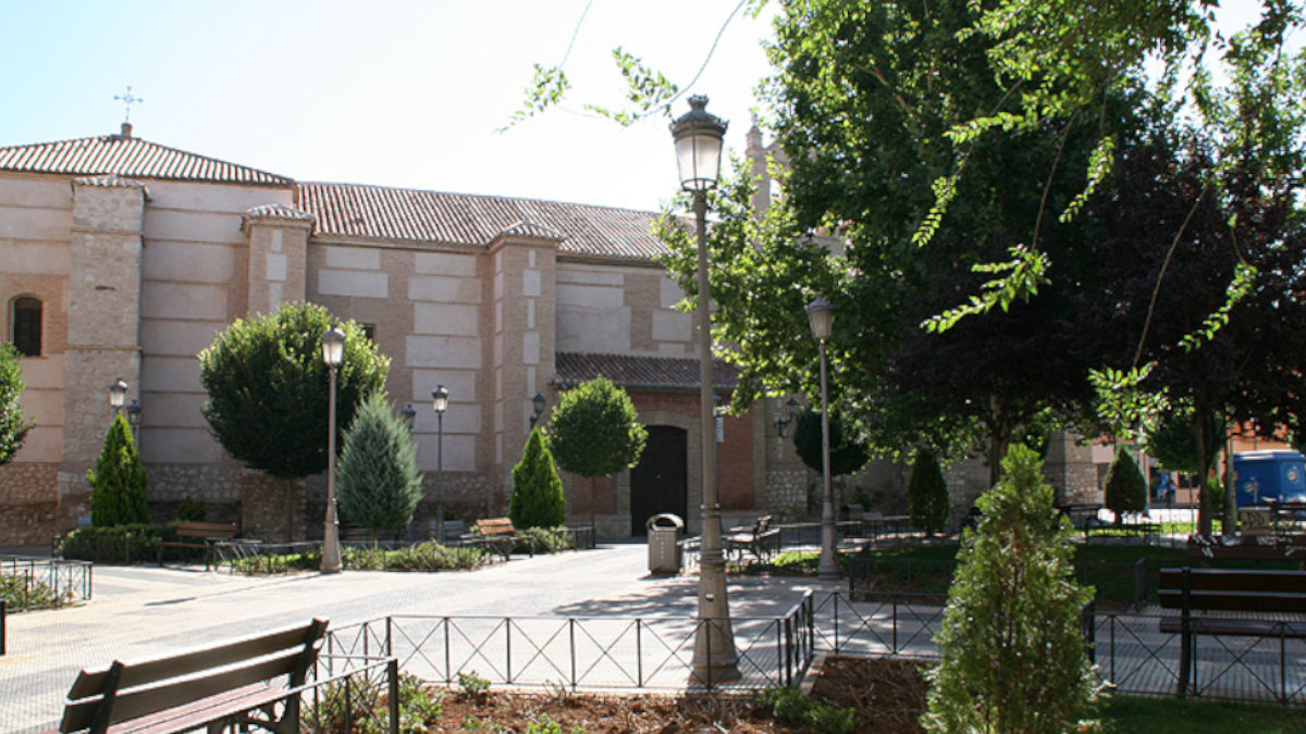 Plaza de la Inmaculada con el monasterio al fondo.— AYTO. CIUDAD REAL