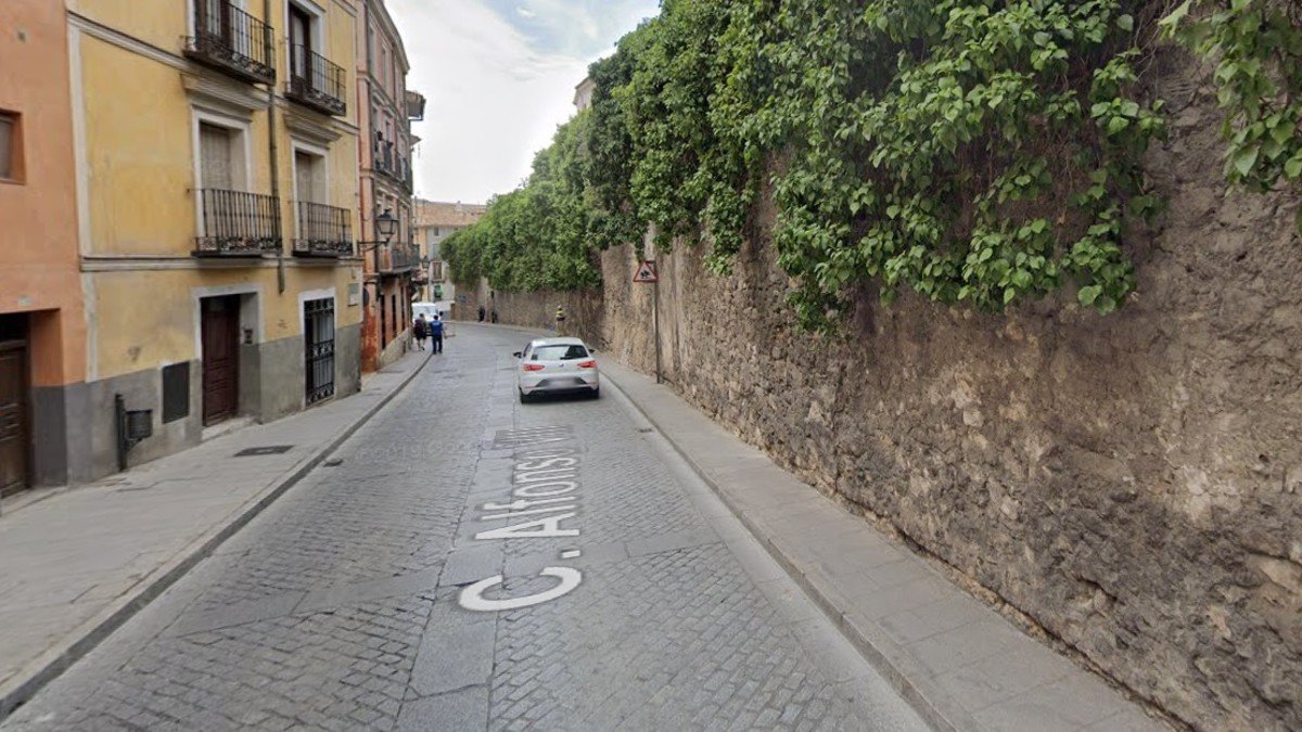 El atropello múltiple tenía lugar en la calle Alfonso VIII de Cuenca. - GOOGLE MAPS
