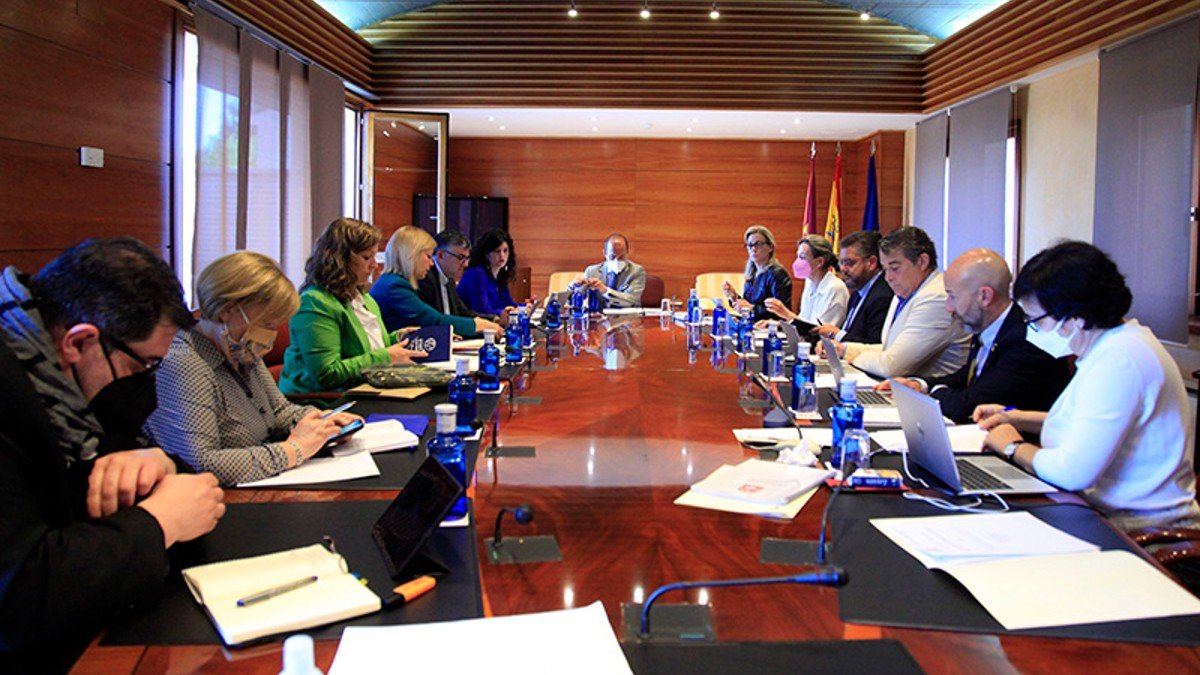Reunión de la Junta de Portavoces de las Cortes de Castilla-La Mancha. | CARMEN TOLDOS