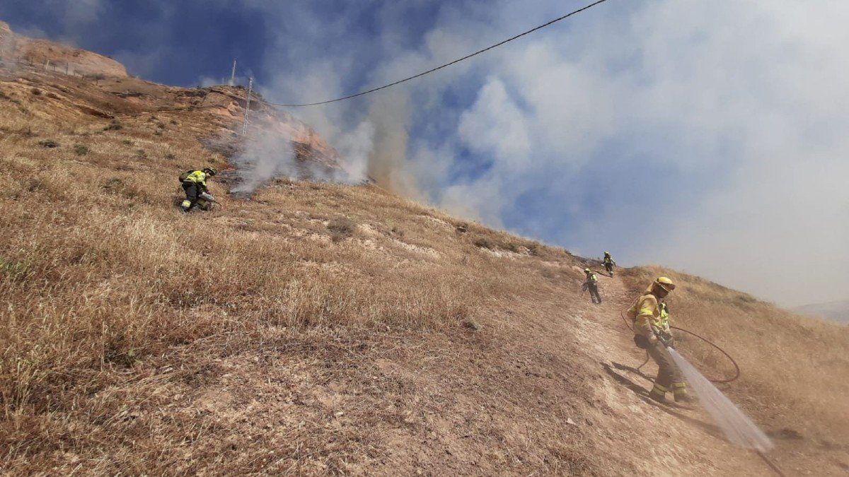 El Infocam realiza quemas controladas como tarea de prevención en montes de la región. | INFOCAM