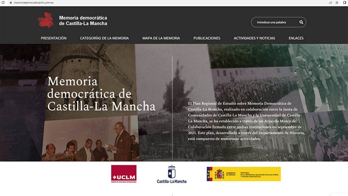 El nuevo portal web de la historia democrática de Castilla-La Mancha elaborado por la UCLM ya está en marcha. | UCLM
