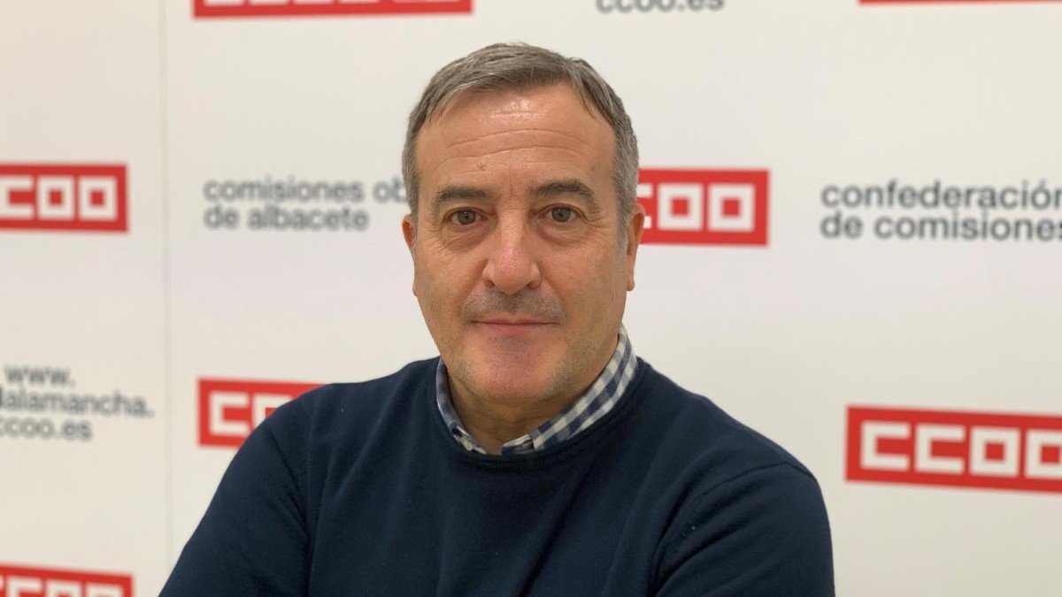 Ángel León, secretario general de CCOO-Industria CLM.