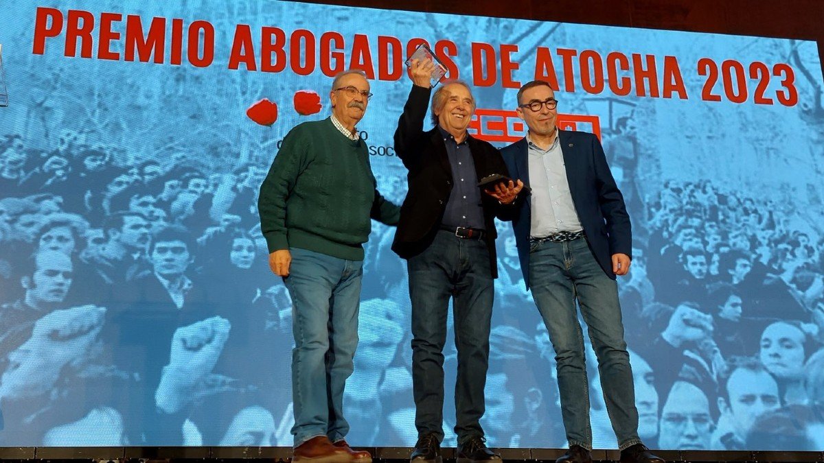 Joan Manuel Serrat ha recogido en Toledo el Premio Abogados de Atocha 2023.