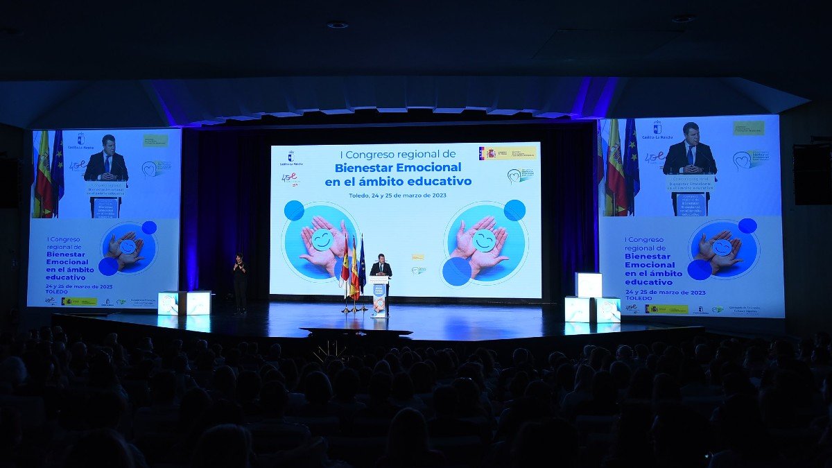 García-Page ha inaugurado en Toledo el I Congreso Regional de Bienestar Emocional en el Ámbito Educativo. - JCCM