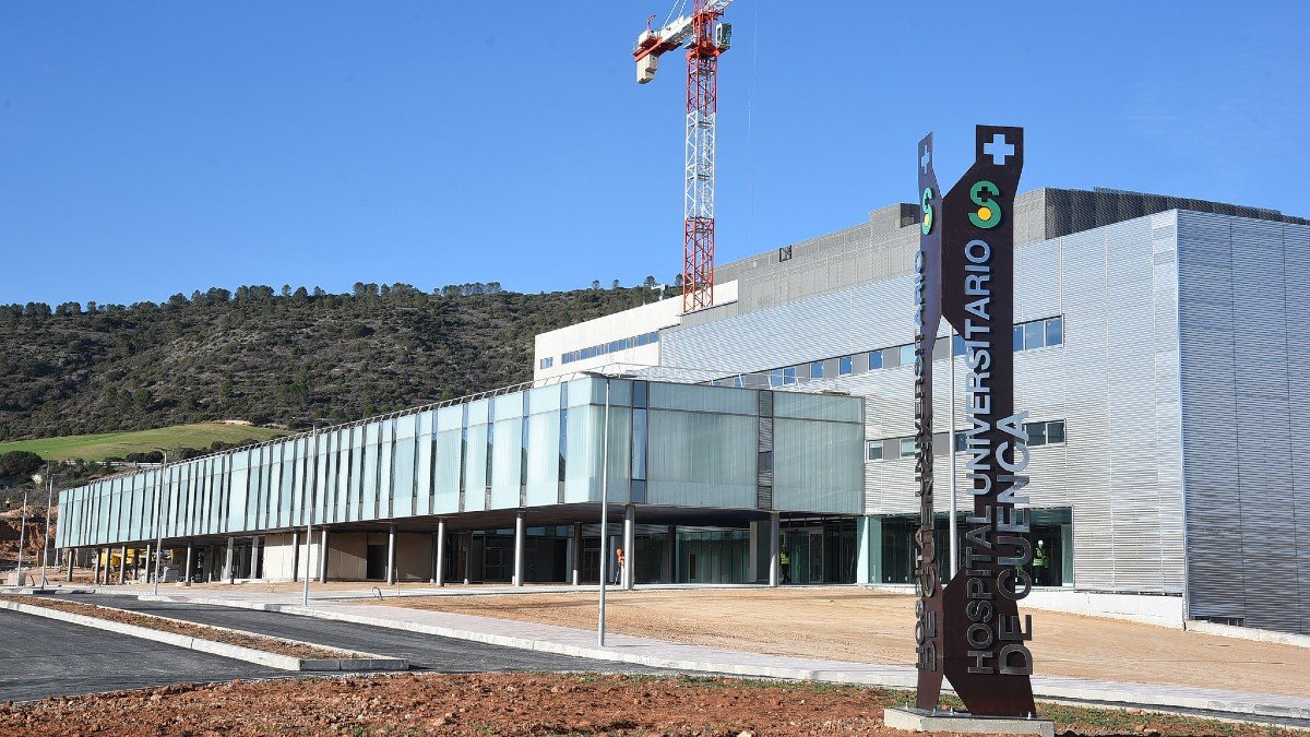 Las obras del Hospital Universitario de Cuenca superan ya el 90 por ciento de ejecución. - JCCM