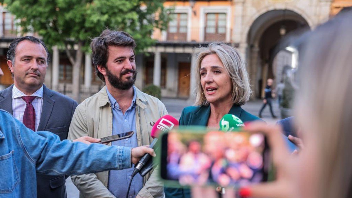 García-Gallardo acudía a Toledo este miércoles para participar en un acto junto a los candidatos de Vox.