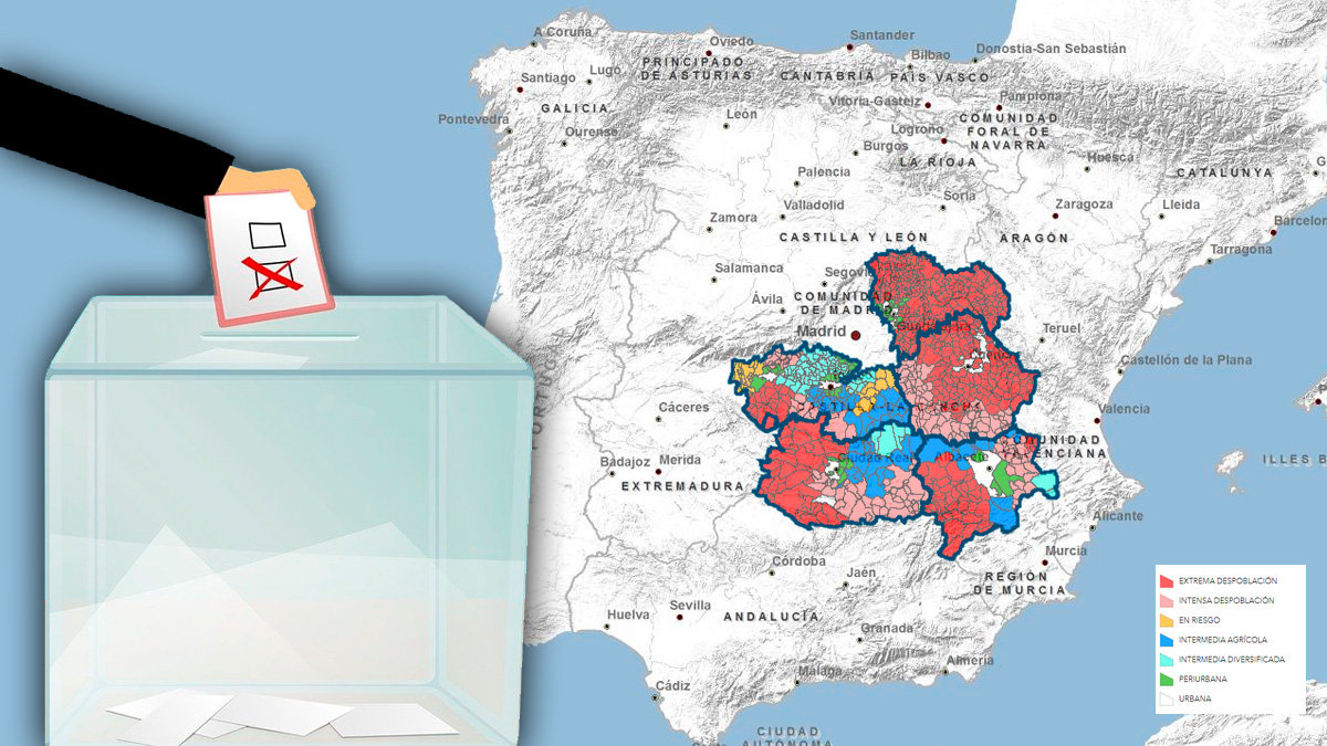 Mapa de la zonificación del medio rural en Castilla-La Mancha ante el reto demográfico. - PERIÓDICOCLM
