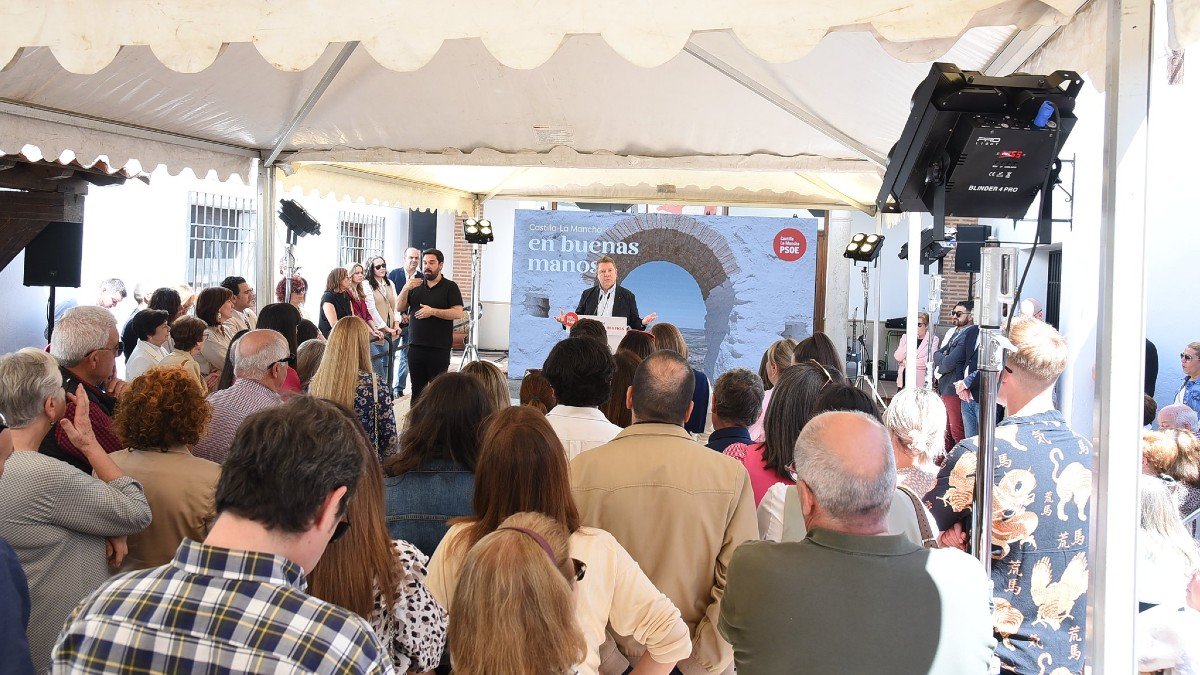 El presidente regional ha participado en la presentación de la candidatura del PSOE en Almodóvar del Campo.