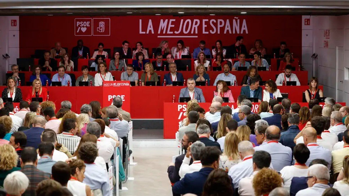 Reunión del Comité Federal del PSOE celebrada este sábado. - J.J.GUILLÉN/EFE