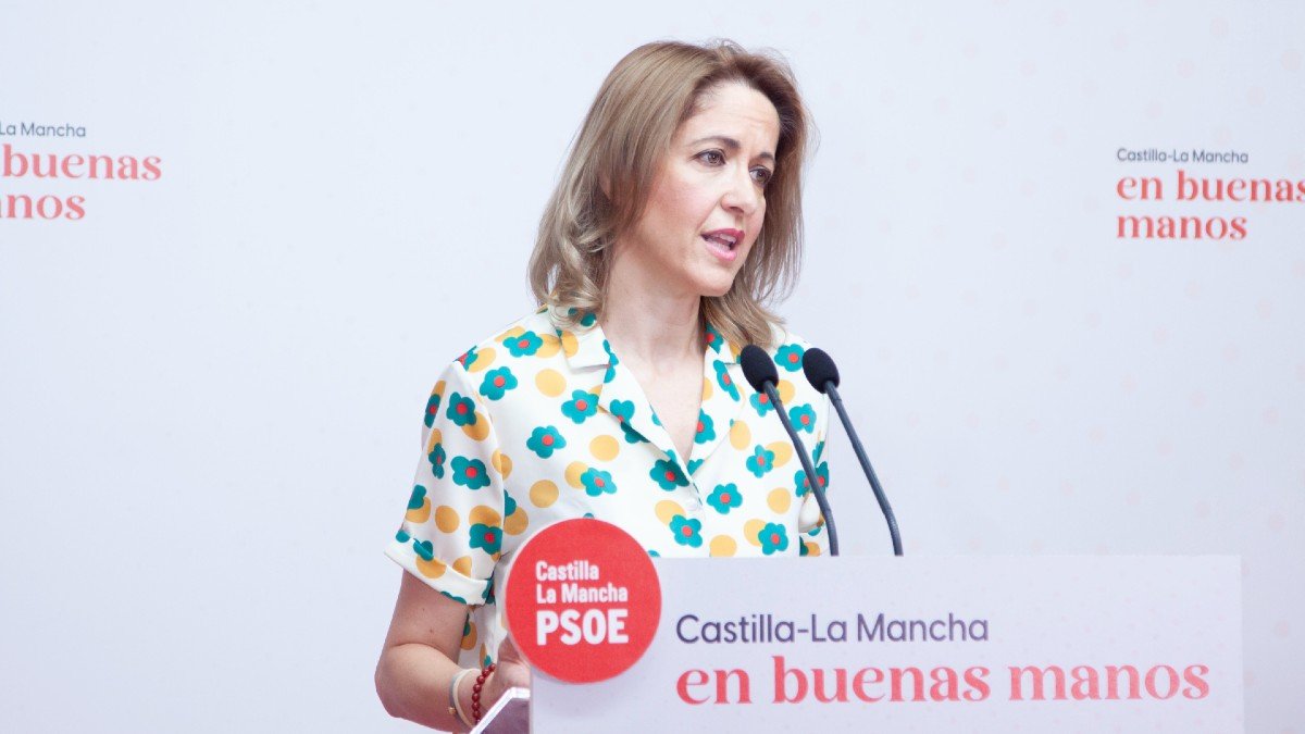 Cristina Maestre,  vicesecretaria general del PSOE de Castilla-La Mancha.