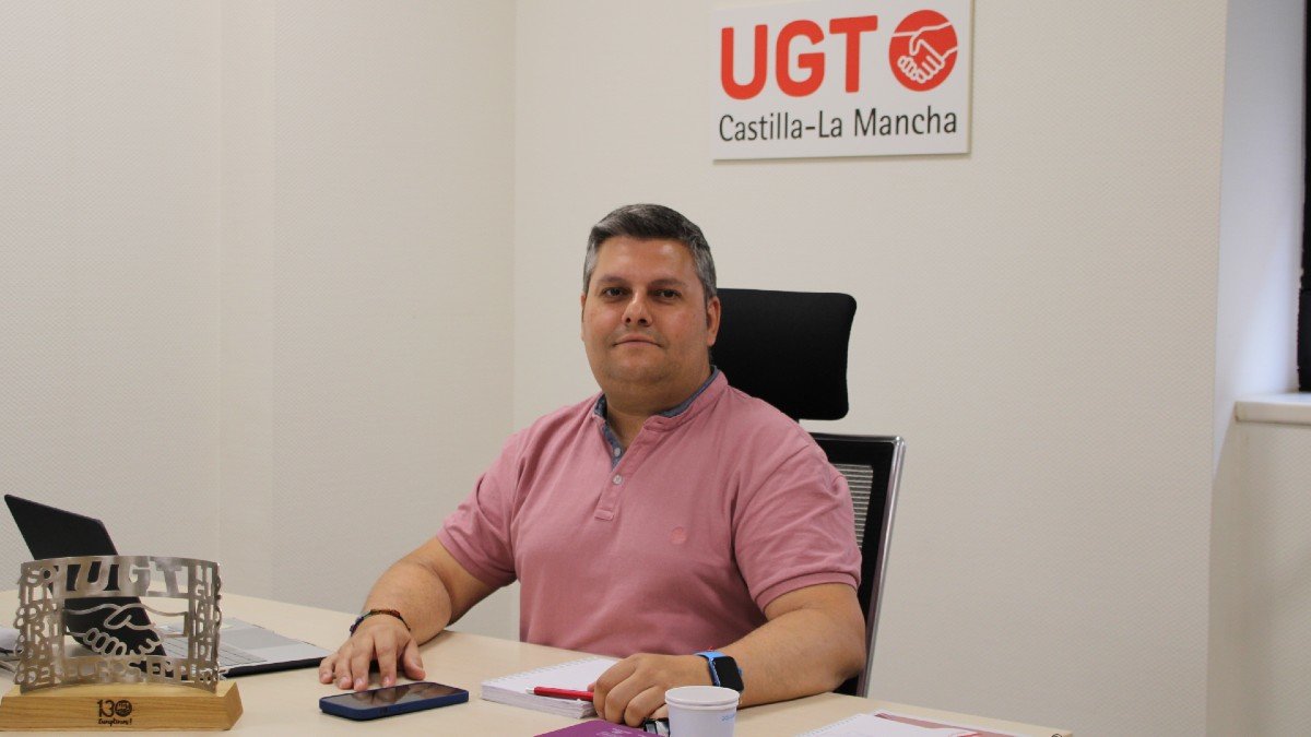 Luis Manuel Monforte, secretario general de UGT en Castilla-La Mancha.