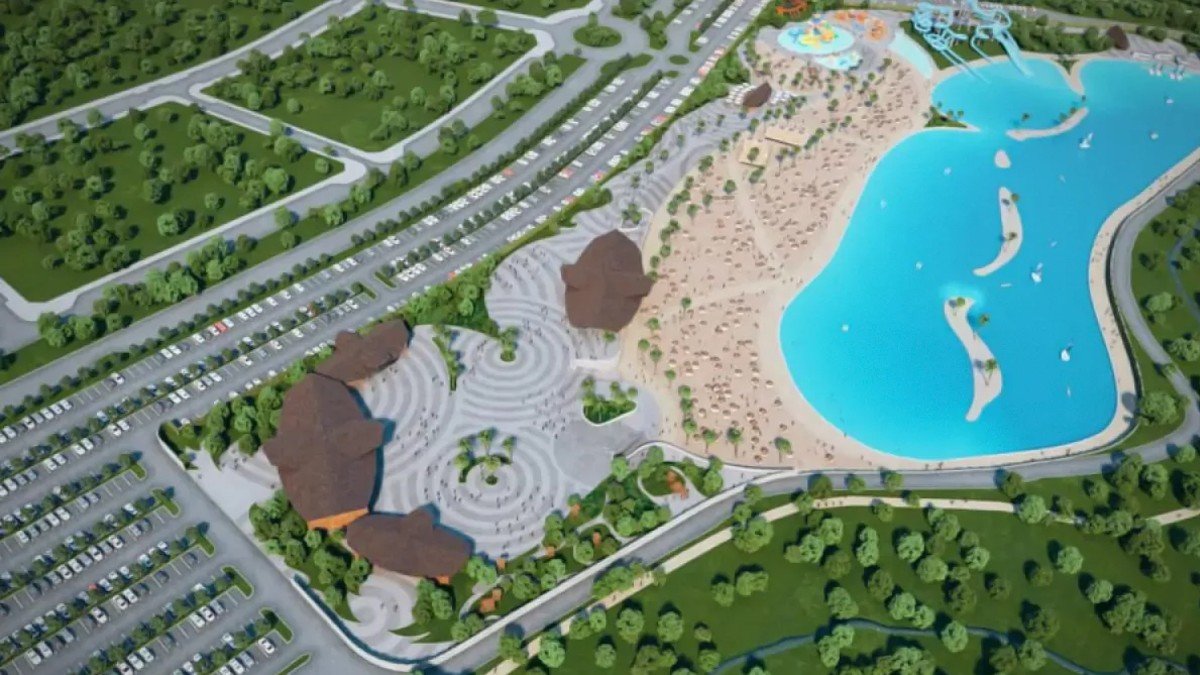 El proyecto 'Alovera Beach' contemplaba la construcción de la mayor playa artificial de Europa. ARCHIVO