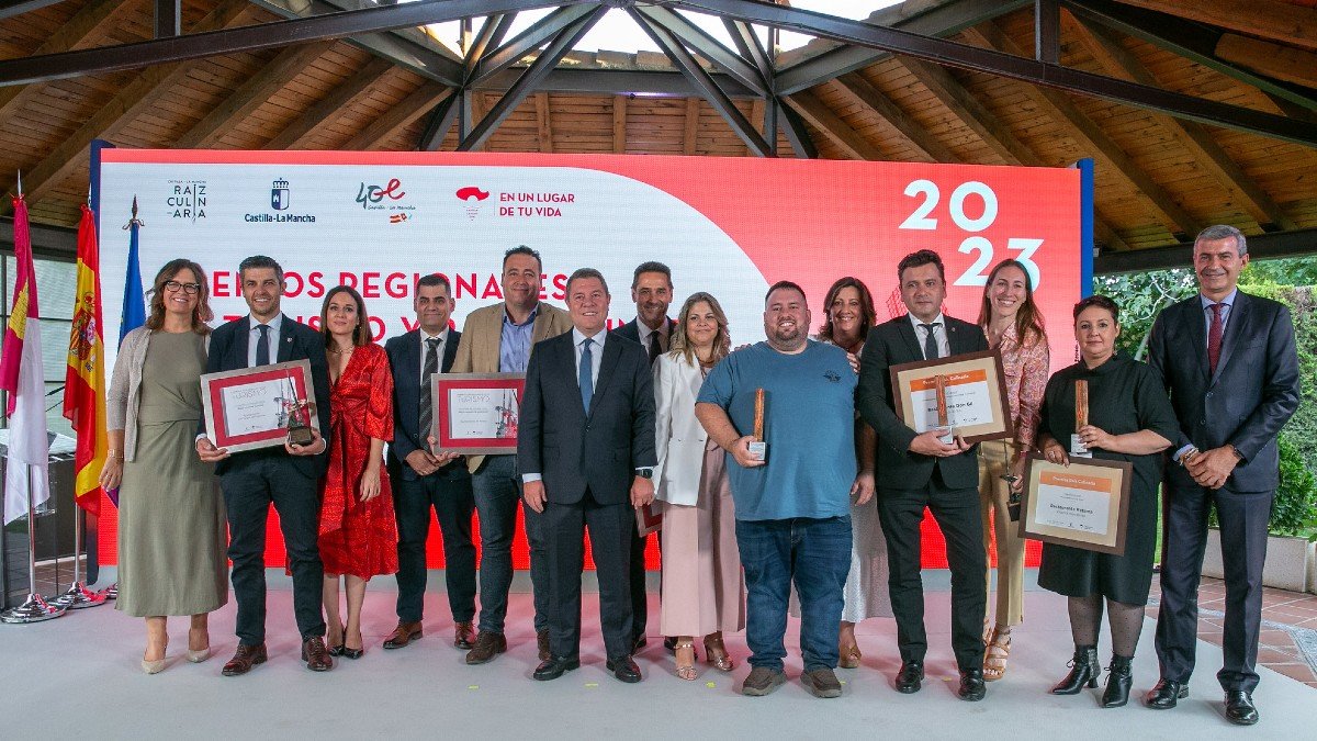 Este miércoles se entregaban en Consuegra los Premios Raíz Culinaria 2022 y Premios Regionales de Turismo 2023. - A. PÉREZ | JCCM