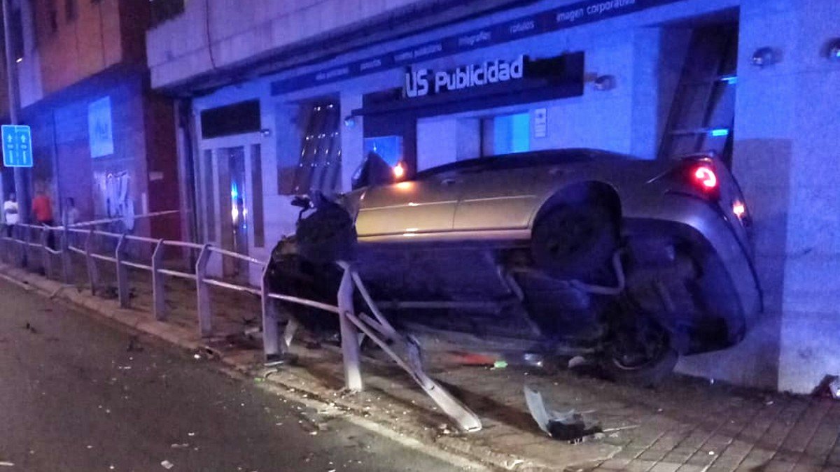 El accidente tenía lugar en el cruce de las calles Carmen y Ronda del Carmen. - POLICÍA LOCAL CIUDAD REAL