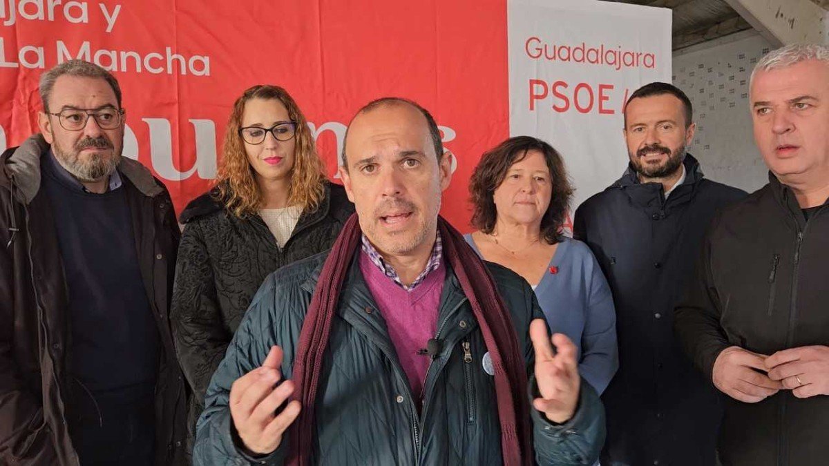 Pablo Bellido, secretario general del PSOE de Guadalajara.