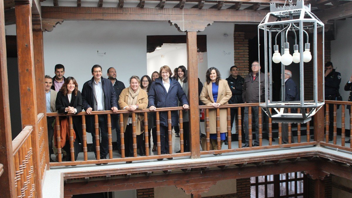 Caballero y Fernández han visitado las obras que se llevan a cabo en la futura hospedería de Viso del Marqués (Ciudad Real). - JCCM