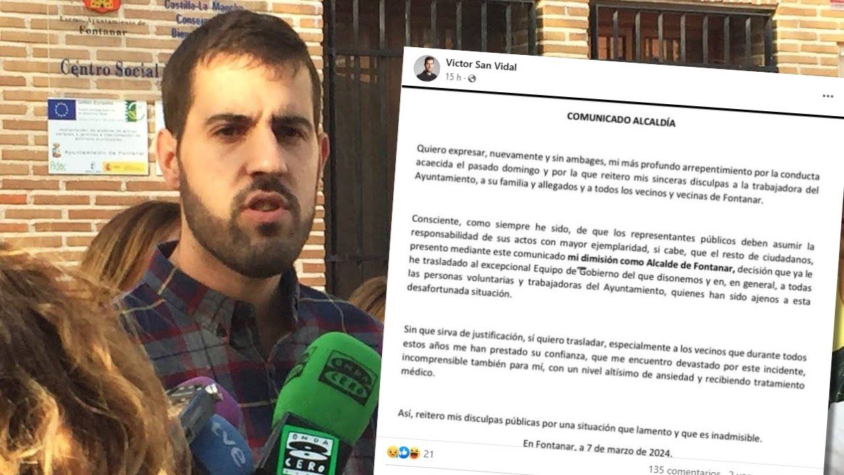 Víctor San Vidal ha comunicado su dimisión a través de las redes sociales.