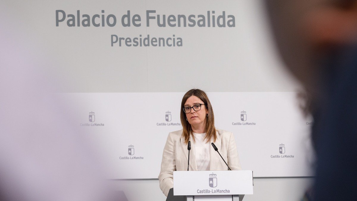 Esther Padilla durante la rueda de prensa que ha ofrecido en Toledo. - D. ESTEBAN | JCCM