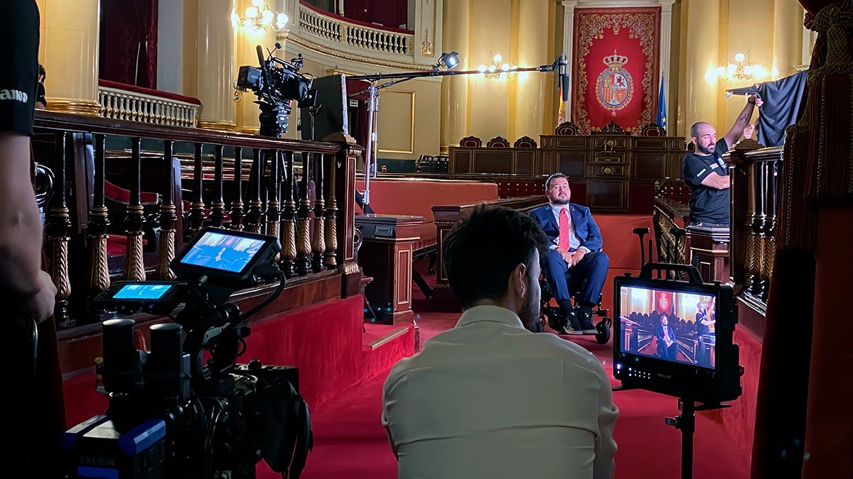 Esta semana ha comenzado el rodaje en el Senado.