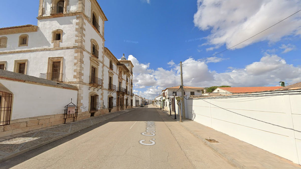 Calle Convento del municipio de Tembleque (Toledo), donde ha tenido lugar el atraco a la joyería. - GOOGLE MAPS