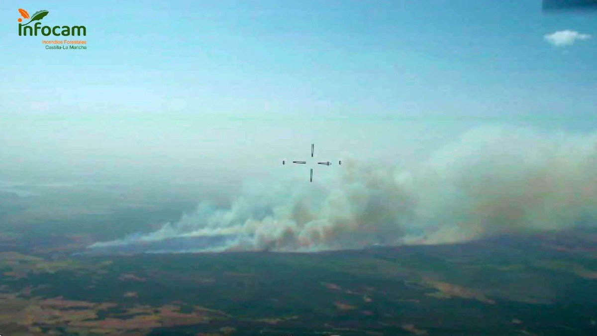 Incendio en Valverdejo (Cuenca). - INFOCAM