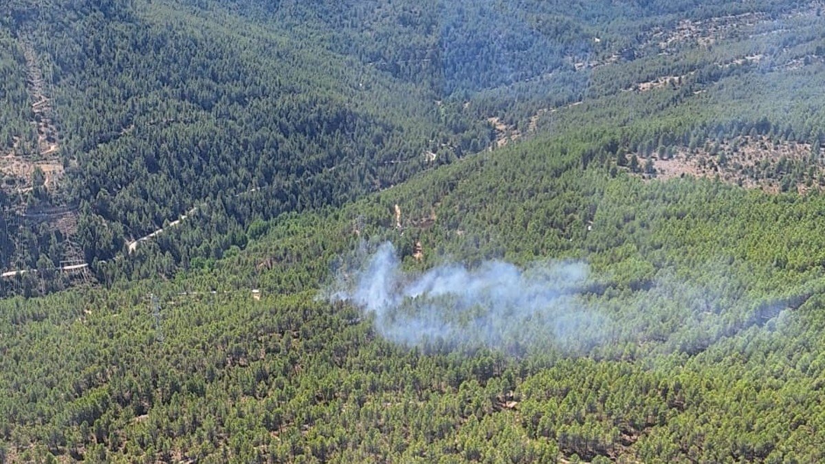 Incendio declarado en Enguídanos. - BRIF PRADO ESQUILADORES