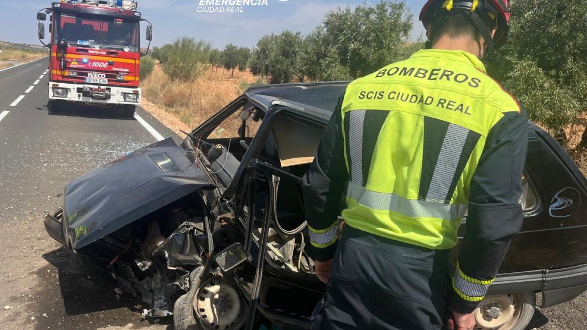 El accidente mortal ha tenido lugar en el kilómetro 8 de la CR-612, en Torrenueva. - SCIS CIUDAD REAL