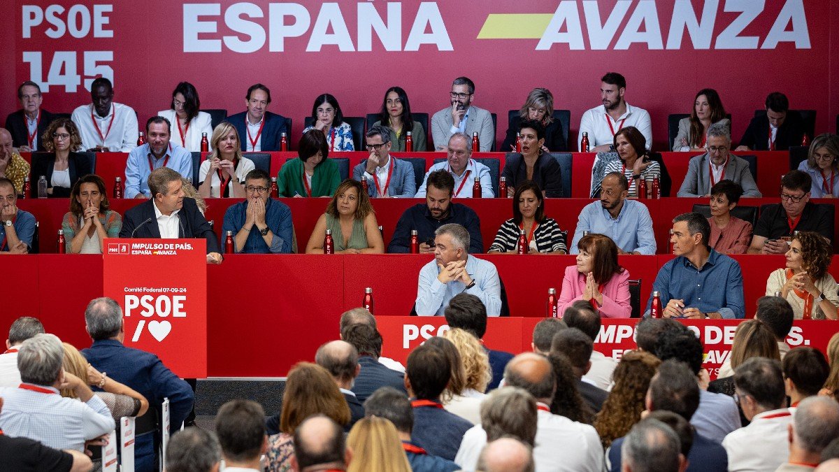 Page se ha dirigido a Sánchez durante su intervención en el Comité Federal.