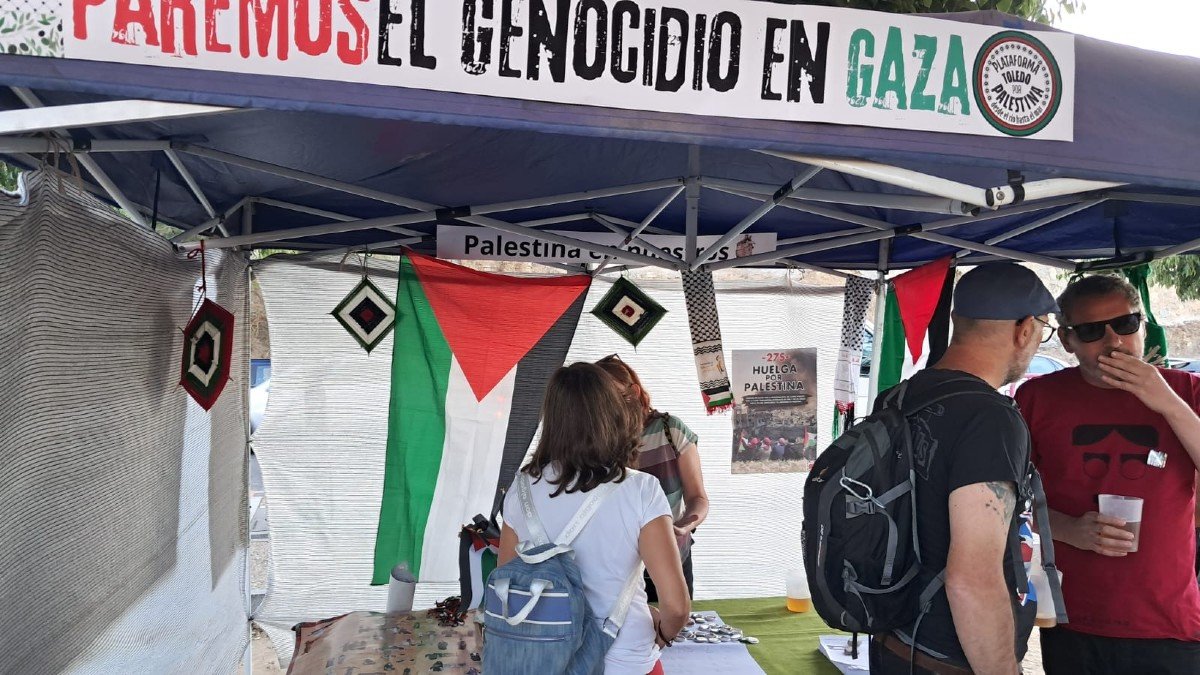 La Plataforma Toledo por Palestina sí ha podido realizar otras actividades de concienciación sobre el genocidio en estas fiestas.