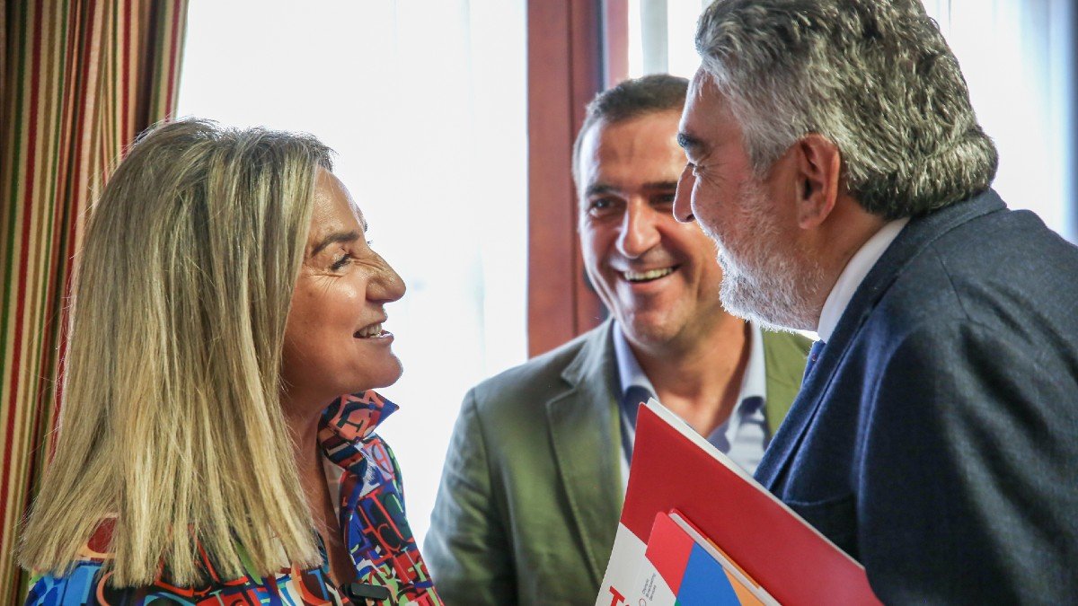 Tolón se ha reunido hoy en Toledo con el presidente del Consejo Superior de Deportes, José Manuel Rodríguez Uribes.