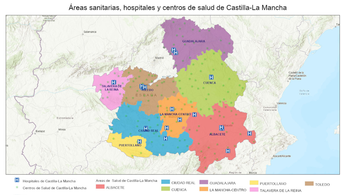 How much is invested in your health and education? Castilla-la mancha vs madrid, neighbors with opposite priorities
